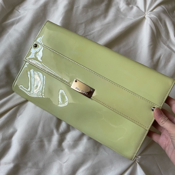 JIMMY CHOO Patent Leather Clutch Bag - Picture 9 of 9